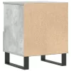 Betonszürke szerelt fa éjjeliszekrény 40x35x50 cm