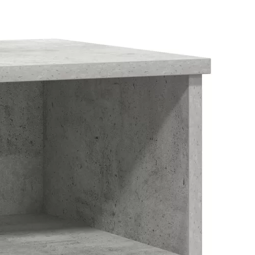 2 db betonszürke szerelt fa éjjeliszekrény 40 x 35 x 50 cm
