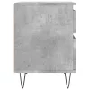 2 db betonszürke szerelt fa éjjeliszekrény 40 x 35 x 50 cm