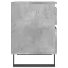 Betonszürke szerelt fa éjjeliszekrény 40x35x50 cm