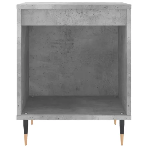 Betonszürke szerelt fa éjjeliszekrény 40x35x50 cm