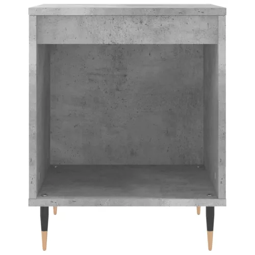 2 db betonszürke szerelt fa éjjeliszekrény 40 x 35 x 50 cm