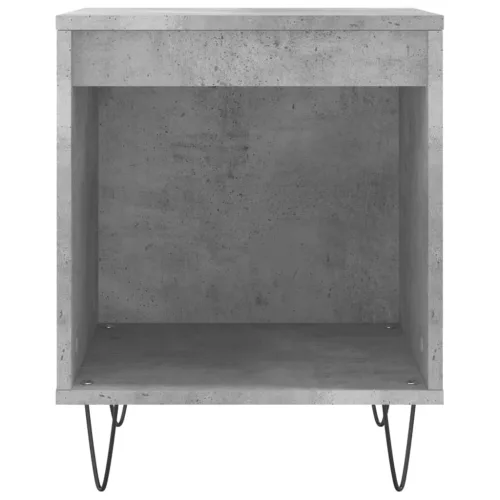 Betonszürke szerelt fa éjjeliszekrény 40x35x50 cm