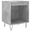 2 db betonszürke szerelt fa éjjeliszekrény 40 x 35 x 50 cm