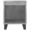 2 db betonszürke szerelt fa éjjeliszekrény 40 x 35 x 50 cm