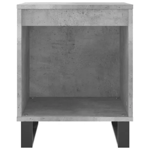 2 db betonszürke szerelt fa éjjeliszekrény 40 x 35 x 50 cm
