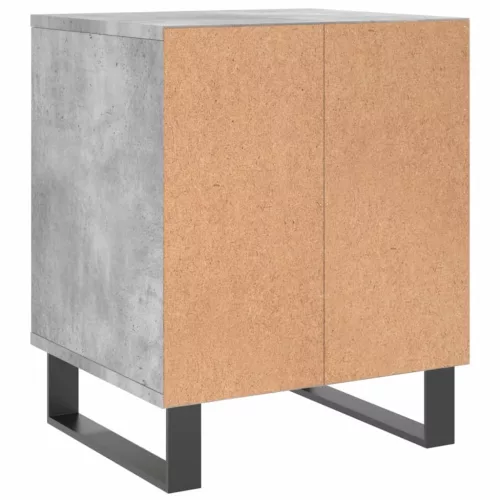 2 db betonszürke szerelt fa éjjeliszekrény 40 x 35 x 50 cm