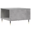 Betonszürke szerelt fa dohányzóasztal 55x55x36,5 cm