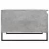 Betonszürke szerelt fa dohányzóasztal 55x55x36,5 cm