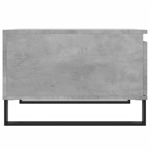Betonszürke szerelt fa dohányzóasztal 55x55x36,5 cm