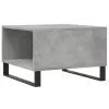 Betonszürke szerelt fa dohányzóasztal 55x55x36,5 cm