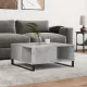 Betonszürke szerelt fa dohányzóasztal 80x80x36,5 cm