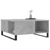 Betonszürke szerelt fa dohányzóasztal 80x80x36,5 cm
