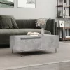 Betonszürke szerelt fa dohányzóasztal 90x50x36,5 cm