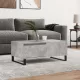 Betonszürke szerelt fa dohányzóasztal 90x50x36,5 cm