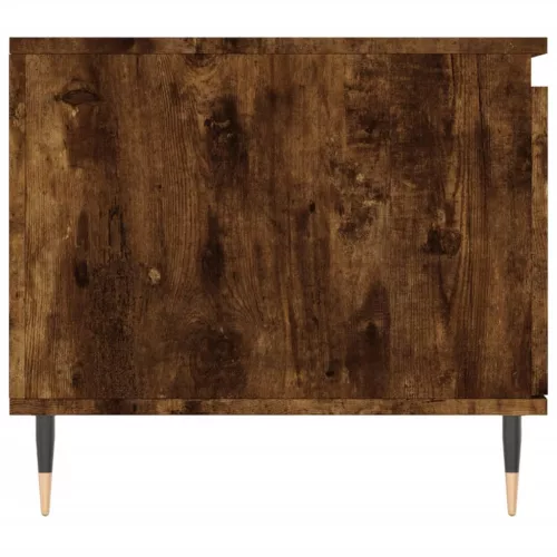 Füstös tölgy színű fatermék dohányzóasztal 100 x 50 x 45 cm