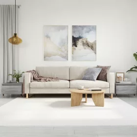   2 db szürke sonoma szerelt fa dohányzóasztal 50 x 46 x 35 cm
