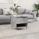 Betonszürke szerelt fa dohányzóasztal 50 x 46 x 50 cm