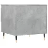 Betonszürke szerelt fa dohányzóasztal 50 x 46 x 50 cm