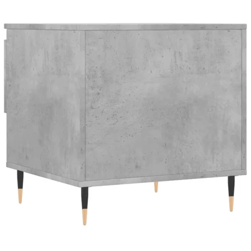 Betonszürke szerelt fa dohányzóasztal 50 x 46 x 50 cm