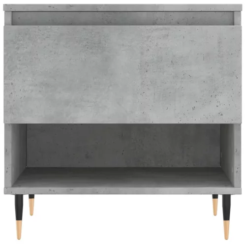2 db betonszürke szerelt fa dohányzóasztal 50 x 46 x 50 cm