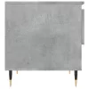 2 db betonszürke szerelt fa dohányzóasztal 50 x 46 x 50 cm
