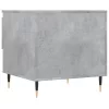 2 db betonszürke szerelt fa dohányzóasztal 50 x 46 x 50 cm