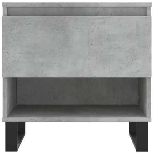 2 db betonszürke szerelt fa dohányzóasztal 50 x 46 x 50 cm