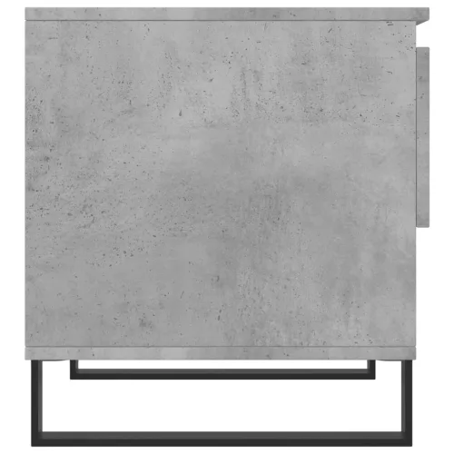 2 db betonszürke szerelt fa dohányzóasztal 50 x 46 x 50 cm
