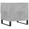 2 db betonszürke szerelt fa dohányzóasztal 50 x 46 x 50 cm