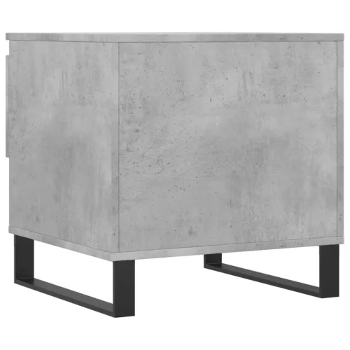 2 db betonszürke szerelt fa dohányzóasztal 50 x 46 x 50 cm