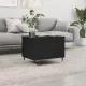 Fekete szerelt fa dohányzóasztal 60x44,5x45 cm
