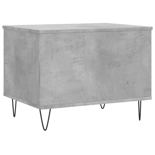 Betonszürke szerelt fa dohányzóasztal 60 x 44,5 x 45 cm