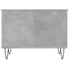 Betonszürke szerelt fa dohányzóasztal 60 x 44,5 x 45 cm