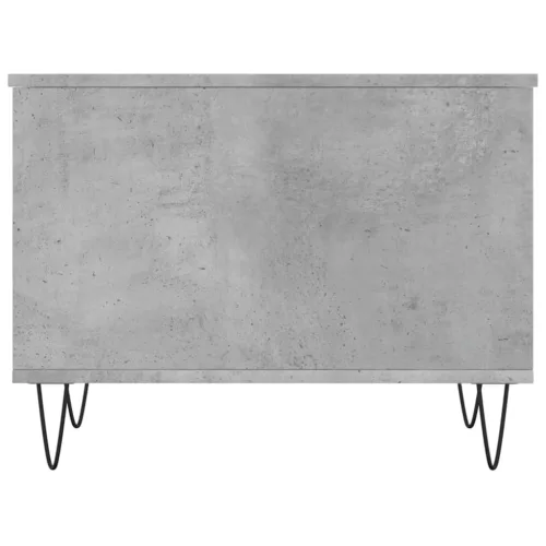 Betonszürke szerelt fa dohányzóasztal 60 x 44,5 x 45 cm