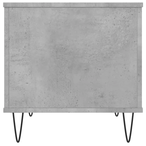 Betonszürke szerelt fa dohányzóasztal 60 x 44,5 x 45 cm