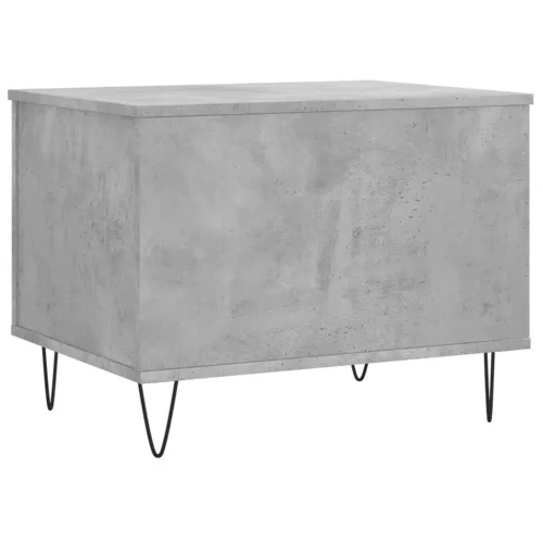 Betonszürke szerelt fa dohányzóasztal 60 x 44,5 x 45 cm