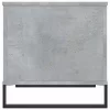Betonszürke szerelt fa dohányzóasztal 60 x 44,5 x 45 cm