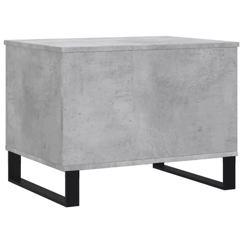 Betonszürke szerelt fa dohányzóasztal 60 x 44,5 x 45 cm