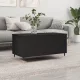 Fekete szerelt fa dohányzóasztal 90x44,5x45 cm