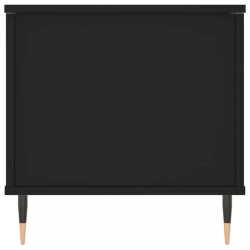 Fekete szerelt fa dohányzóasztal 90x44,5x45 cm