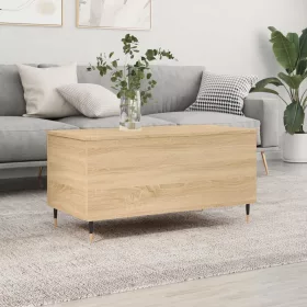   Sonoma tölgy színű szerelt fa dohányzóasztal 90x44,5x45 cm