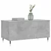 Betonszürke szerelt fa dohányzóasztal 90x44,5x45 cm