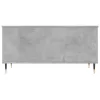 Betonszürke szerelt fa dohányzóasztal 90x44,5x45 cm