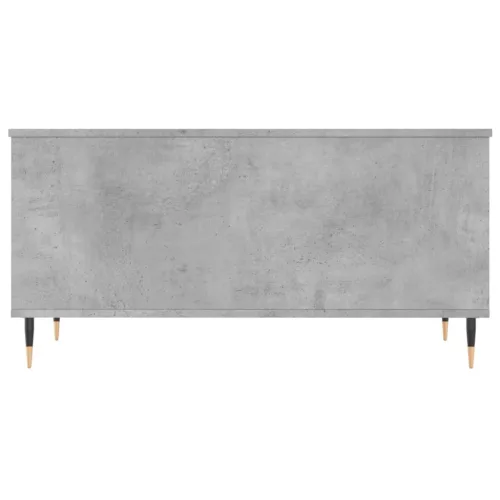 Betonszürke szerelt fa dohányzóasztal 90x44,5x45 cm