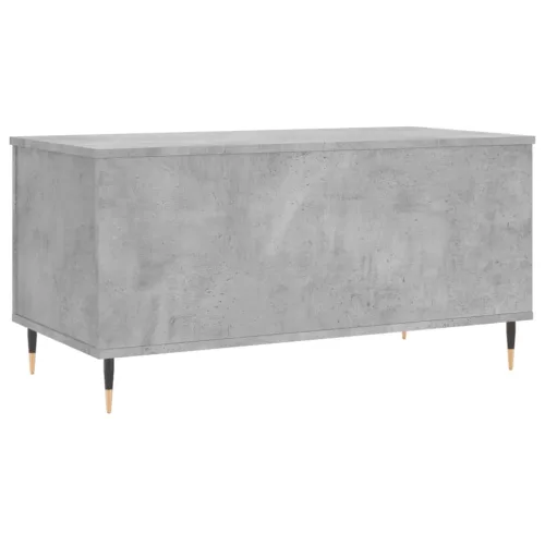 Betonszürke szerelt fa dohányzóasztal 90x44,5x45 cm
