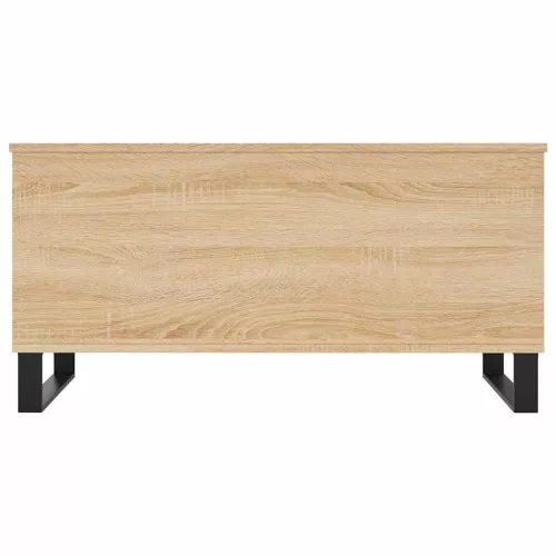 Sonoma tölgy színű szerelt fa dohányzóasztal 90x44,5x45 cm