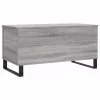 Szürke sonoma színű szerelt fa dohányzóasztal 90x44,5x45 cm