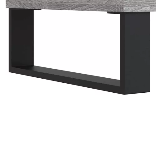 Szürke sonoma színű szerelt fa dohányzóasztal 90x44,5x45 cm