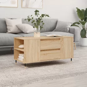   Sonoma tölgy színű szerelt fa dohányzóasztal 102 x 44,5 x 50 cm